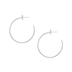 Heritage Cross Hoop Earrings - Lizzy G's Fine Gifts