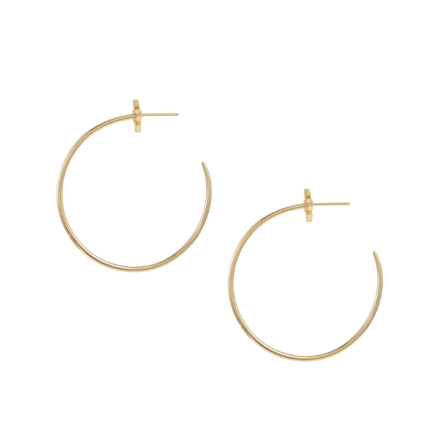 Heritage Cross Hoop Earrings - Lizzy G's Fine Gifts