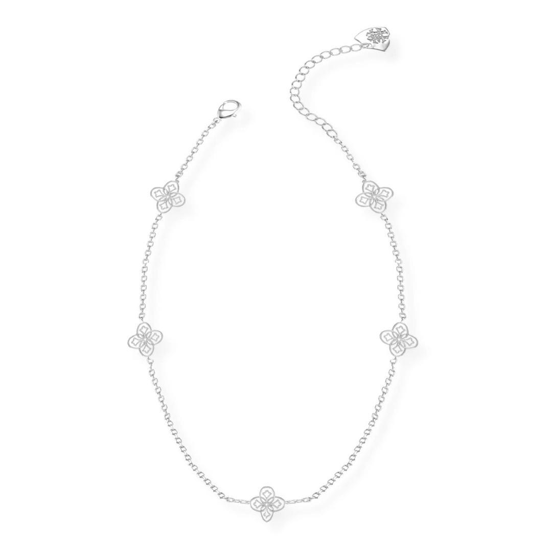 Heritage Mini Cross Station Necklace - Lizzy G's Fine Gifts