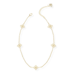 Heritage Mini Cross Station Necklace - Lizzy G's Fine Gifts