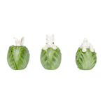 Hiding Bunny Figurines - Set of 3 - Lizzy G's Fine Gifts
