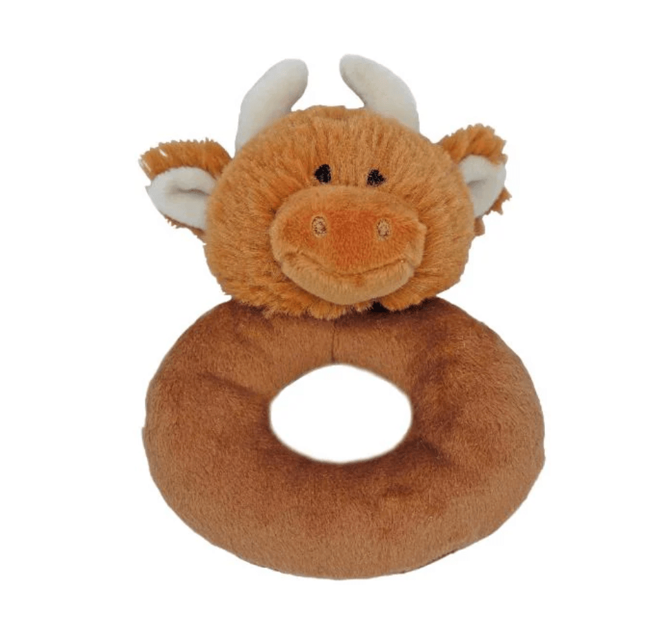 Highland Cow Rattle - Lizzy G's Fine Gifts