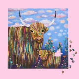 Highland Cows 1000 Piece Puzzle - Lizzy G's Fine Gifts