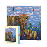 Highland Cows 1000 Piece Puzzle - Lizzy G's Fine Gifts