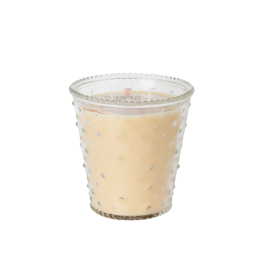 Hobnail Sweet Grace Candle - Lizzy G's Fine Gifts