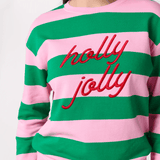 Holly Jolly Striped Sweatshirt - Lizzy G's Fine Gifts