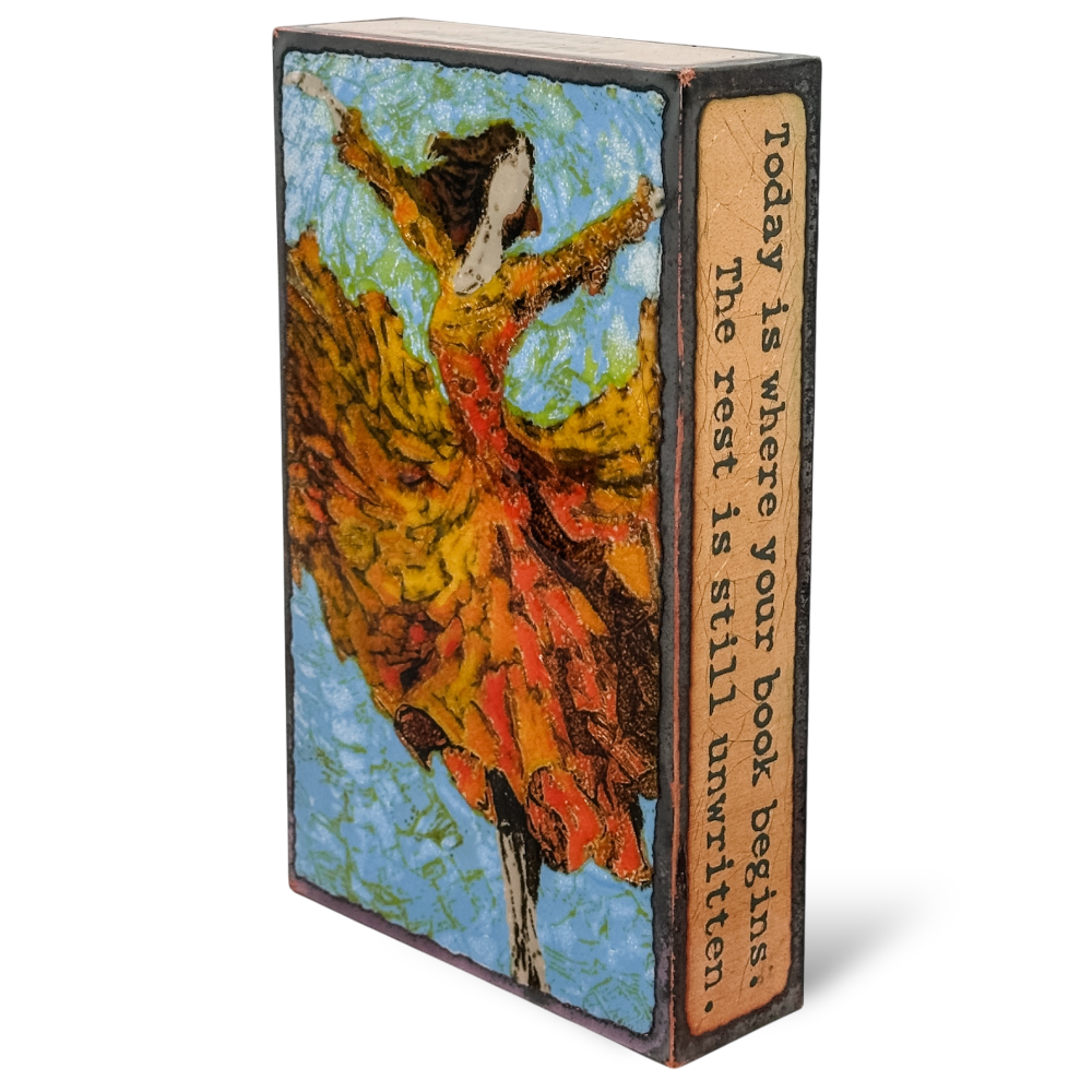 Home - 308 - Copper Art Block - Lizzy G's Fine Gifts