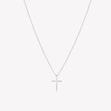 Infinite Hope Cross Necklace - Sterling Silver - Lizzy G's Fine Gifts