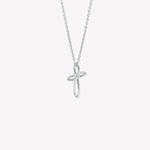 Infinite Hope Cross Necklace - Sterling Silver - Lizzy G's Fine Gifts
