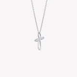Infinite Hope Cross Necklace - Sterling Silver - Lizzy G's Fine Gifts