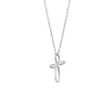 Infinite Hope Cross Necklace - Sterling Silver - Lizzy G's Fine Gifts