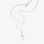 Infinite Hope Cross Necklace - Sterling Silver - Lizzy G's Fine Gifts