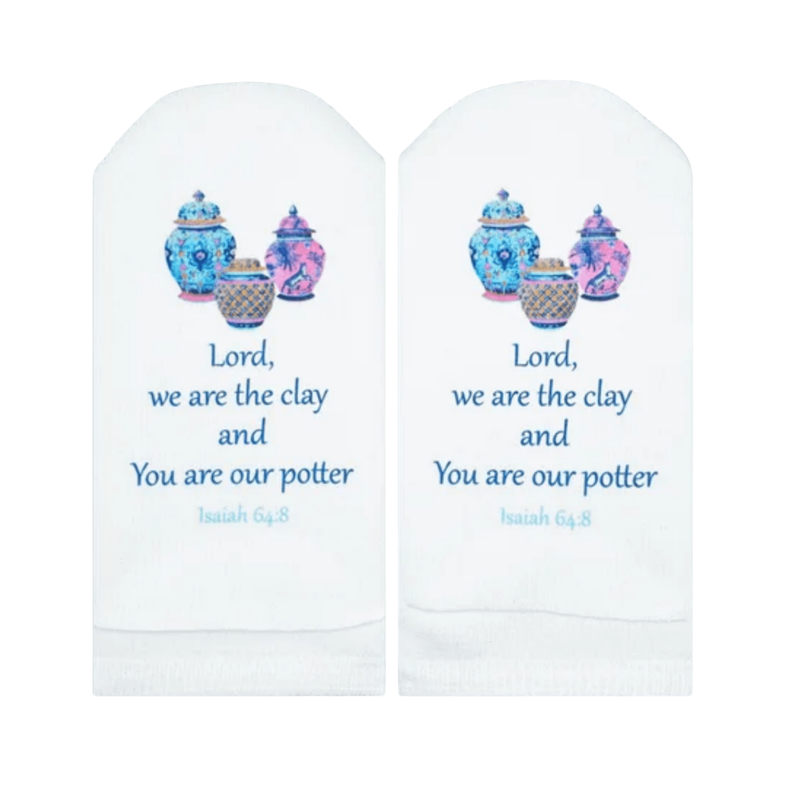 Isaiah 64:8 No - Show Socks - Lizzy G's Fine Gifts