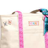 It's Mahj Time - Canvas Tote Bag - Lizzy G's Fine Gifts