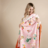 It's Mahj Time Plush Blanket - Lizzy G's Fine Gifts