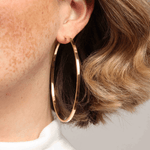 Jay 3" Hoops - Lizzy G's Fine Gifts