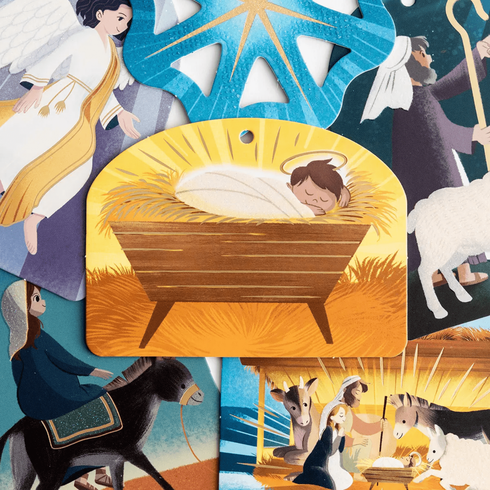 Jesus is Born Ornament Book - Lizzy G's Fine Gifts