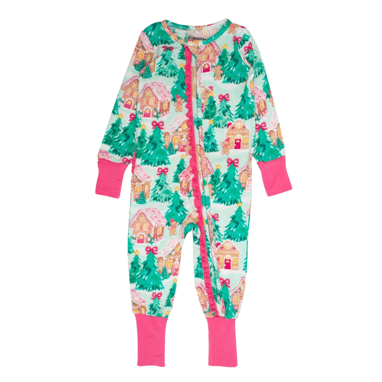 Jolly Gingerbread Convertible PJs - Lizzy G's Fine Gifts