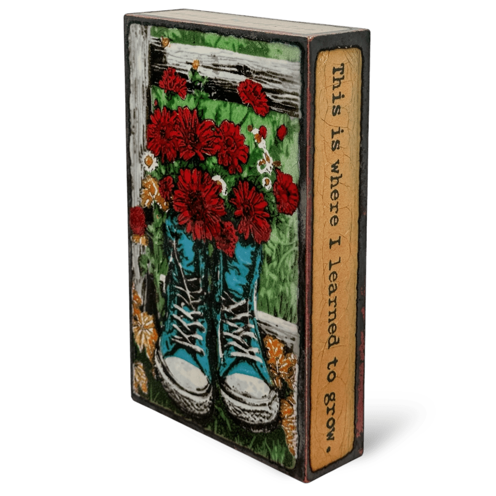 Journey - 304 - Copper Art Block - Lizzy G's Fine Gifts
