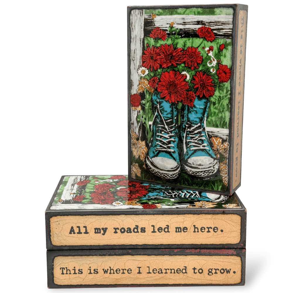 Journey - 304 - Copper Art Block - Lizzy G's Fine Gifts