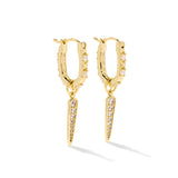 Fate Charm Huggie Earrings