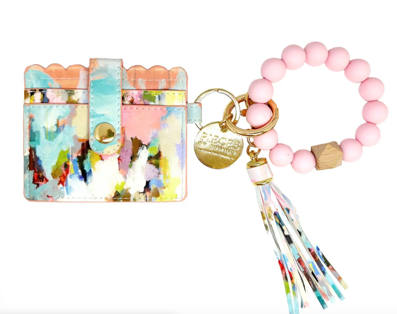 Keychain Wristlet Wallet - Brooks Ave - Lizzy G's Fine Gifts