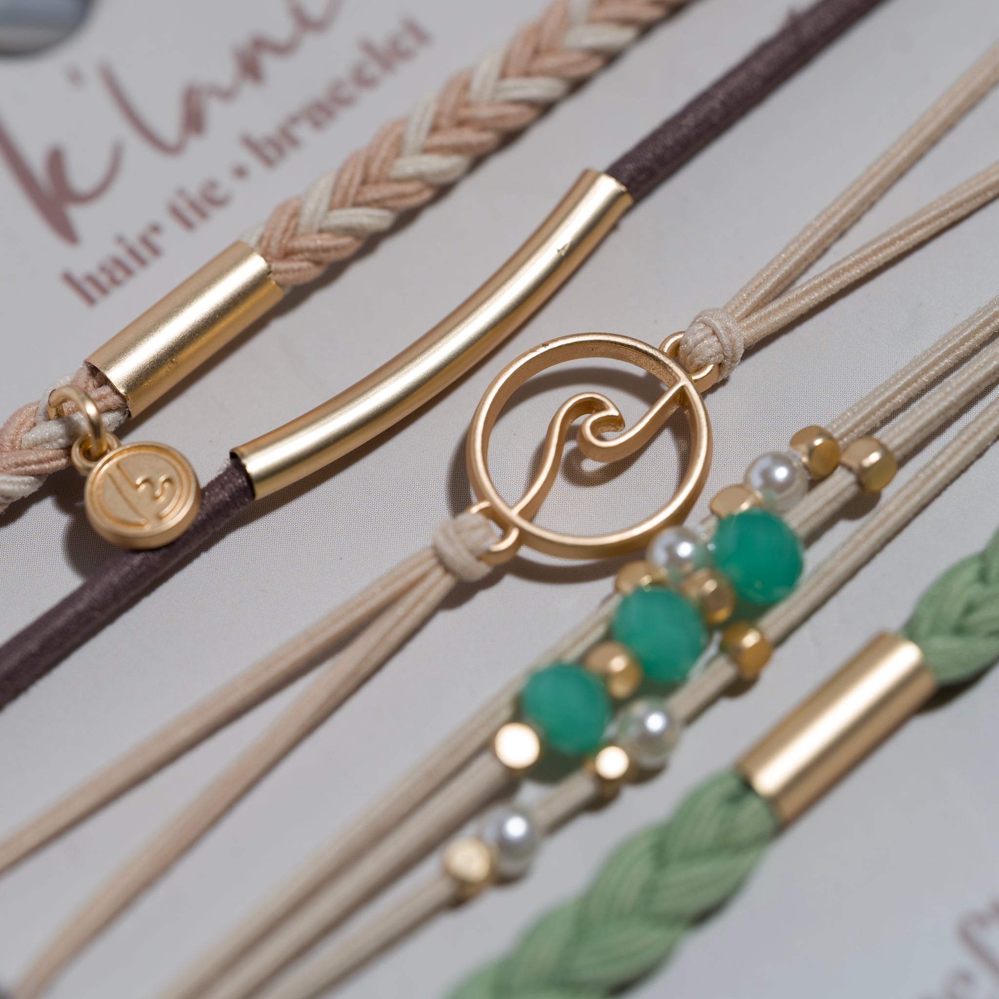K'lani Bracelet Hair Ties - Lizzy G's Fine Gifts