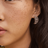 Krista Lace Huggie Earrings - Lizzy G's Fine Gifts