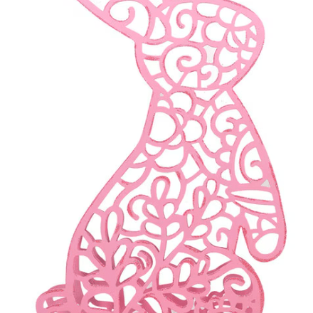 Lace Bunny Garden Stake - Lizzy G's Fine Gifts