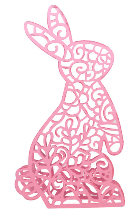 Lace Bunny Garden Stake - Lizzy G's Fine Gifts