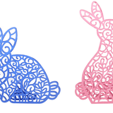 Lace Bunny Garden Stake - Lizzy G's Fine Gifts