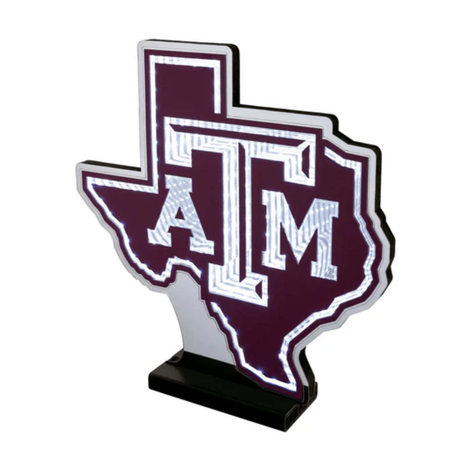 LED Infinity Light - Texas A&M - Lizzy G's Fine Gifts