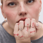 Leia Two Tone Heart Ring - Lizzy G's Fine Gifts