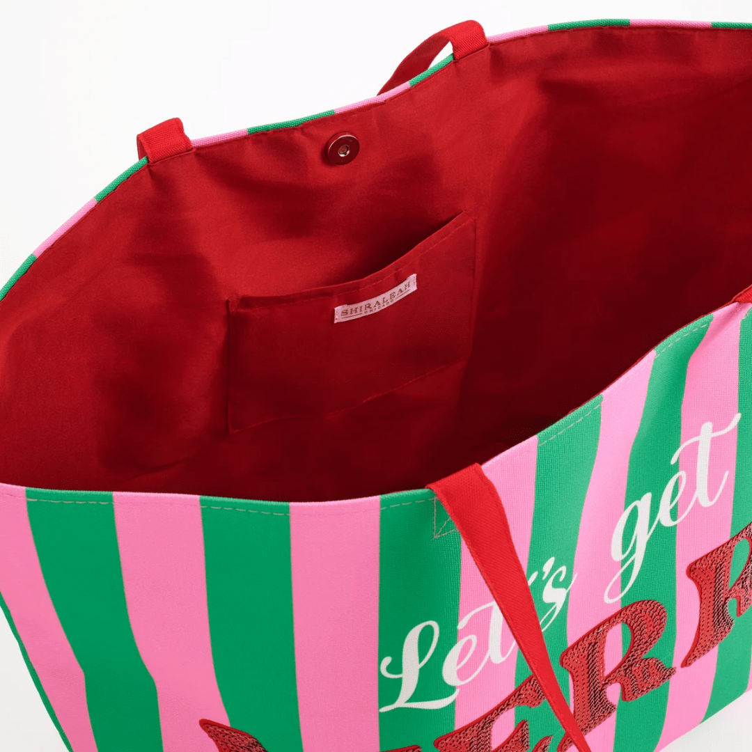 Let's Get Merry Gifting Tote - Lizzy G's Fine Gifts
