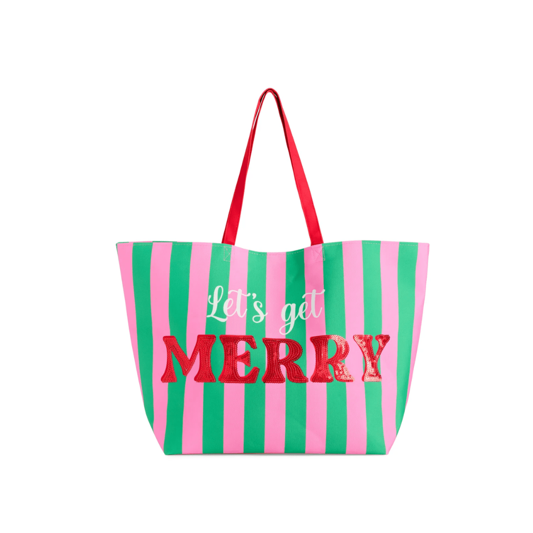 Let's Get Merry Gifting Tote - Lizzy G's Fine Gifts
