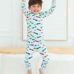 Let's Roll Toddler Two Piece PJ Set - Lizzy G's Fine Gifts