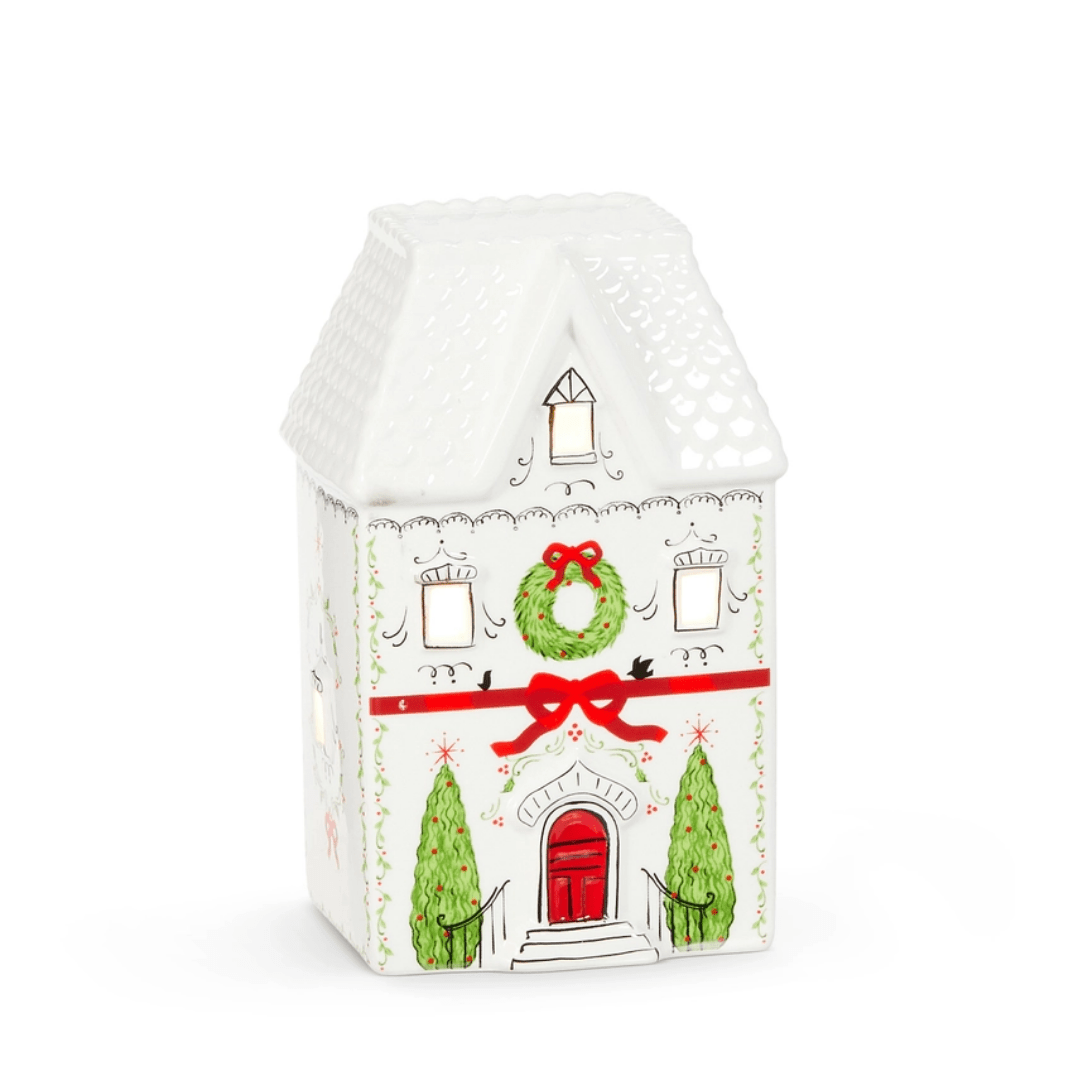 Lighted LED Village House - Lizzy G's Fine Gifts