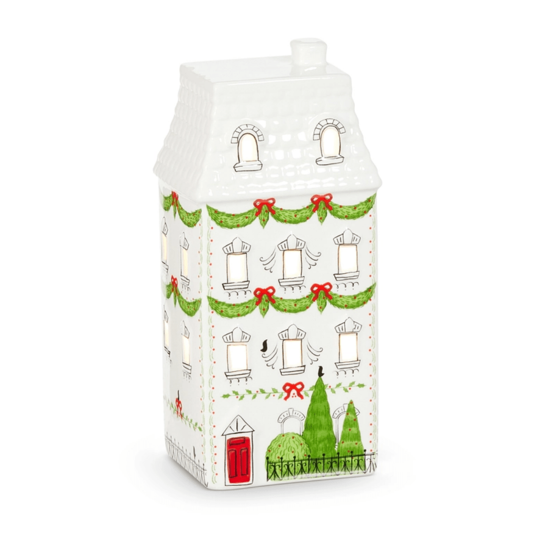 Lighted LED Village House - Lizzy G's Fine Gifts