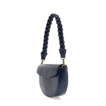 Linda Crescent Crossbody Bag with Braided Strap - Lizzy G's Fine Gifts