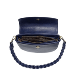 Linda Crescent Crossbody Bag with Braided Strap - Lizzy G's Fine Gifts