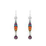 Linear Two Tier Earrings - Lizzy G's Fine Gifts