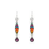Linear Two Tier Earrings - Lizzy G's Fine Gifts