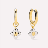 Liora Flower Hoop Earrings - Lizzy G's Fine Gifts