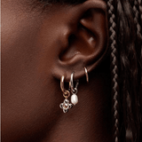 Liora Flower Hoop Earrings - Lizzy G's Fine Gifts