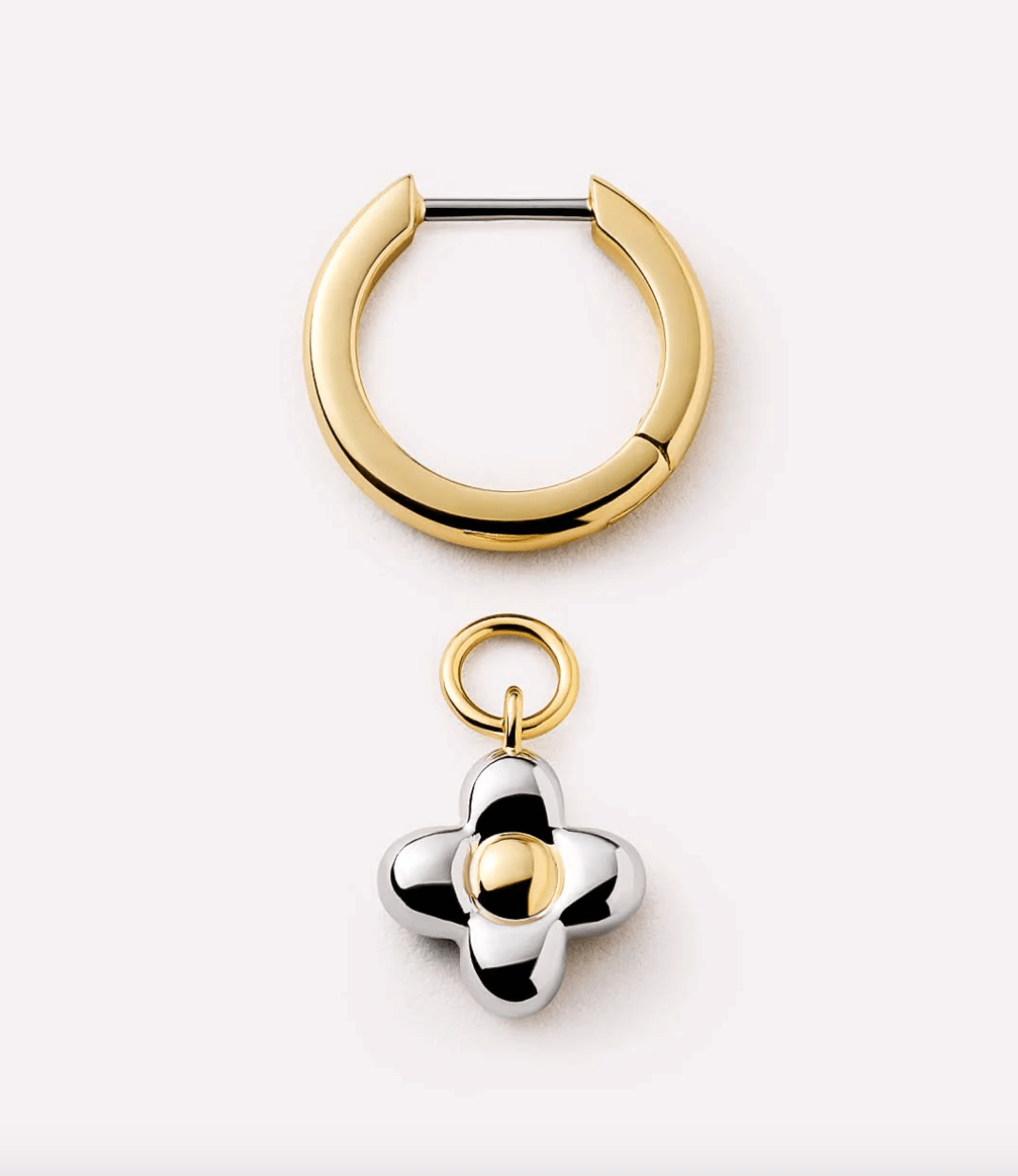 Liora Flower Hoop Earrings - Lizzy G's Fine Gifts