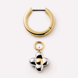 Liora Flower Hoop Earrings - Lizzy G's Fine Gifts