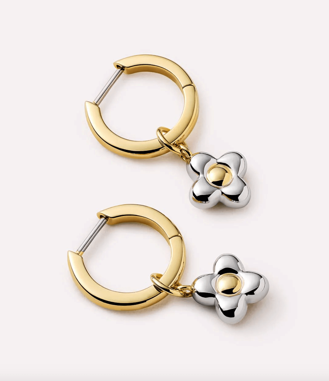 Liora Flower Hoop Earrings - Lizzy G's Fine Gifts