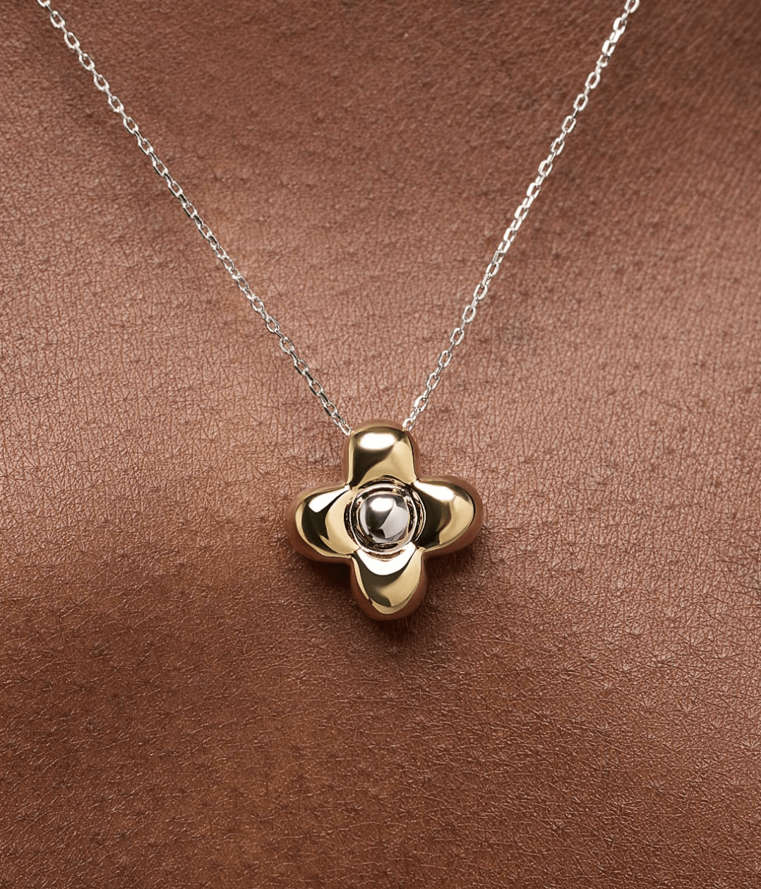 Liora Flower Pendant Necklace - Lizzy G's Fine Gifts