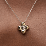 Liora Flower Pendant Necklace - Lizzy G's Fine Gifts