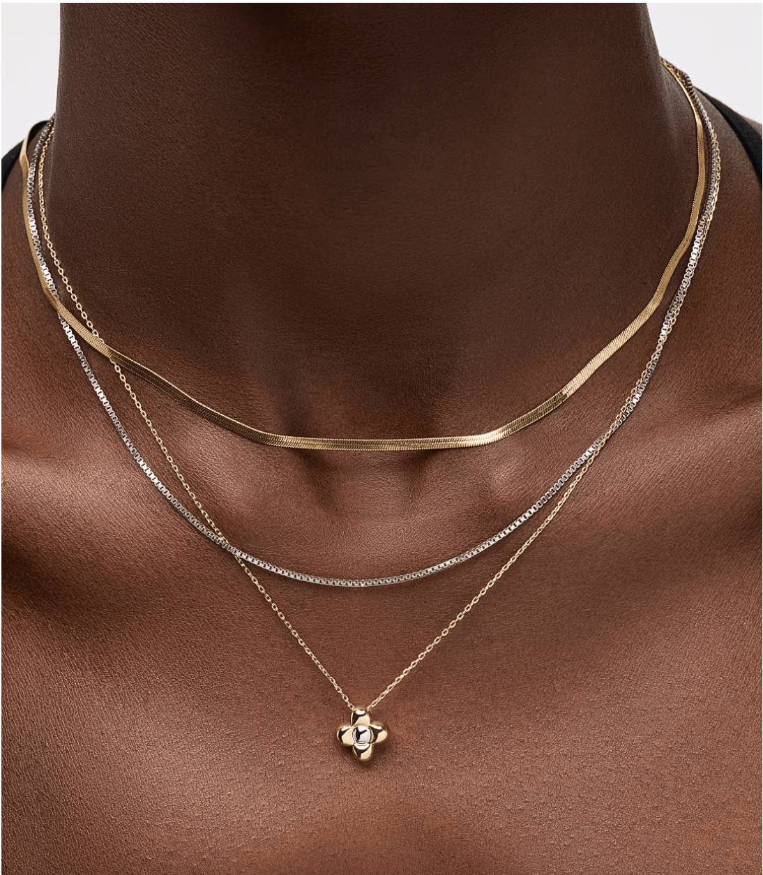 Liora Mini Flower Necklace - Lizzy G's Fine Gifts